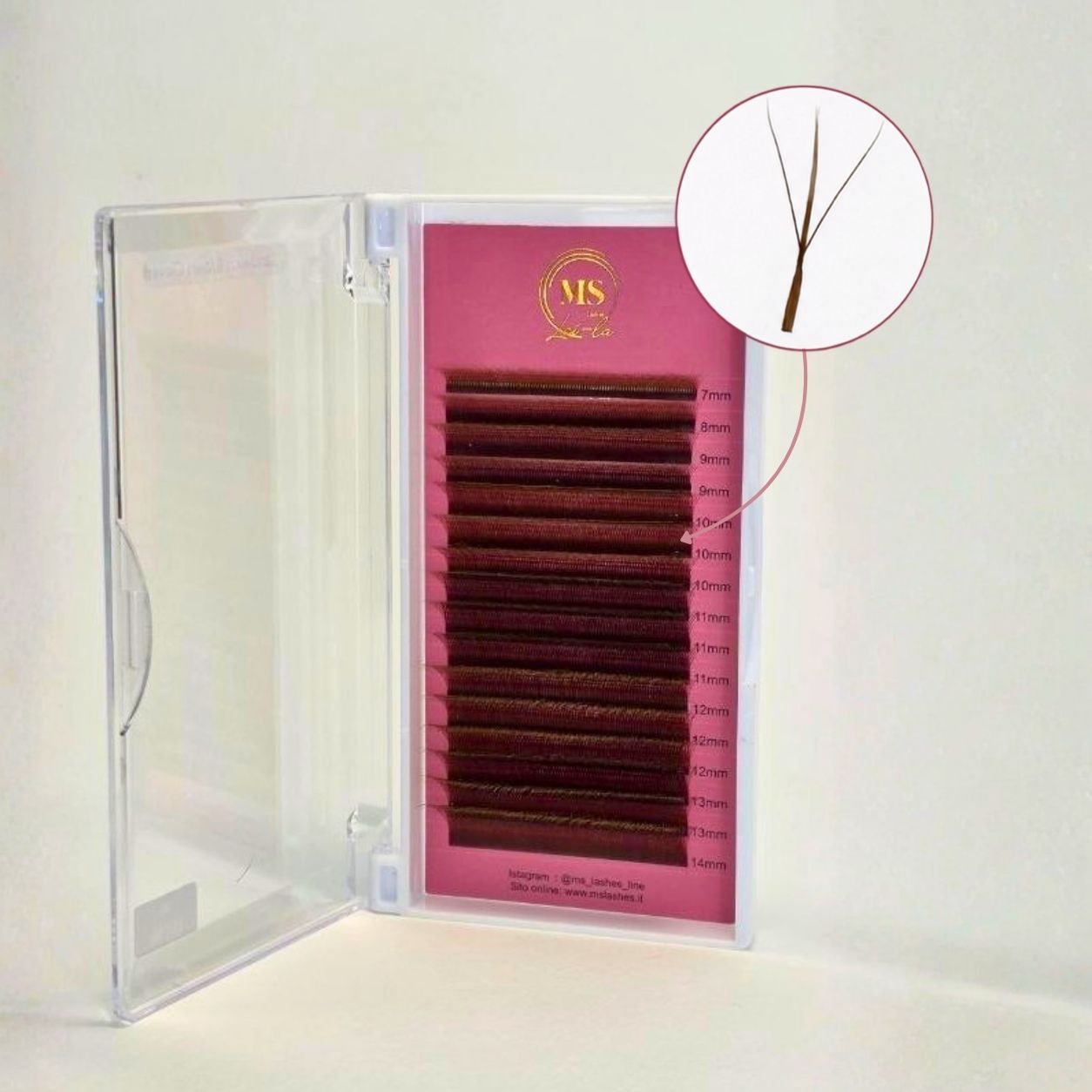 Leila Precision Fans Sandwich Brown