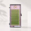 Mink Touch Lashes – Light Green – Spessore 0.07 mm – Curvatura C