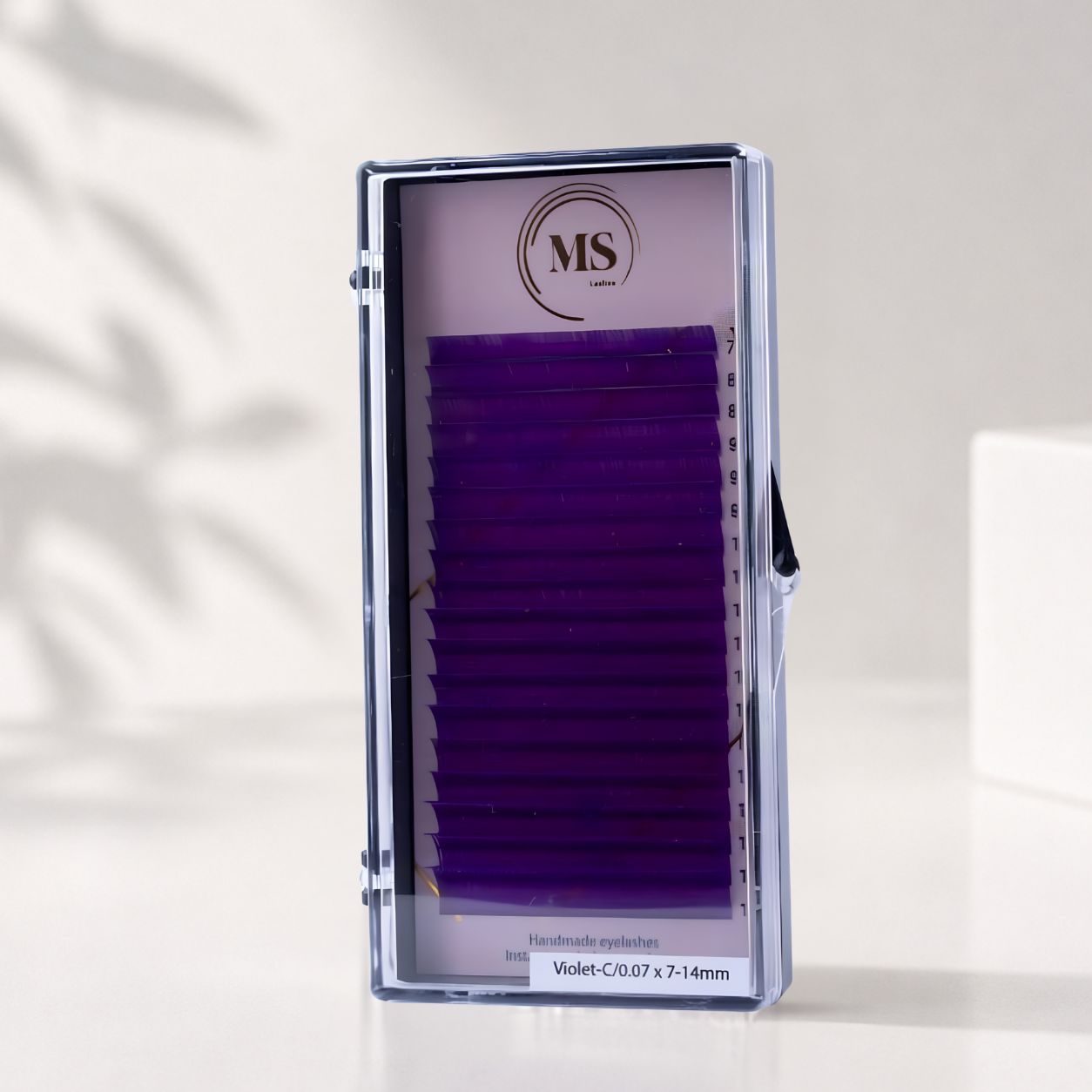 Mink  Touch Lashes – Violet – Spessore 0.07 mm – Curvatura: C